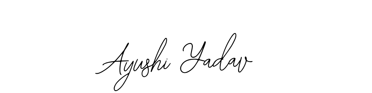 How to Draw Ayushi Yadav signature style? Bearetta-2O07w is a latest design signature styles for name Ayushi Yadav. Ayushi Yadav signature style 12 images and pictures png