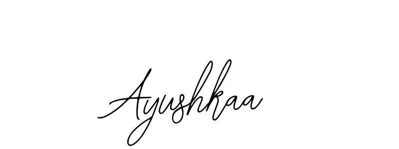 Ayushkaa stylish signature style. Best Handwritten Sign (Bearetta-2O07w) for my name. Handwritten Signature Collection Ideas for my name Ayushkaa. Ayushkaa signature style 12 images and pictures png