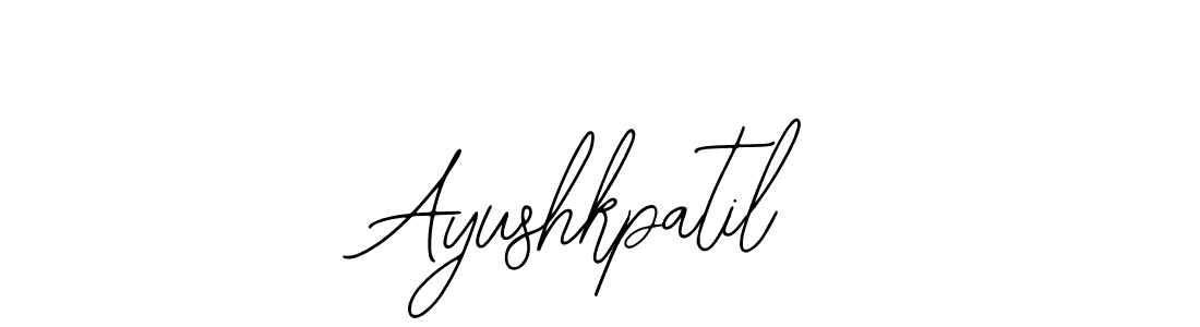 Design your own signature with our free online signature maker. With this signature software, you can create a handwritten (Bearetta-2O07w) signature for name Ayushkpatil. Ayushkpatil signature style 12 images and pictures png