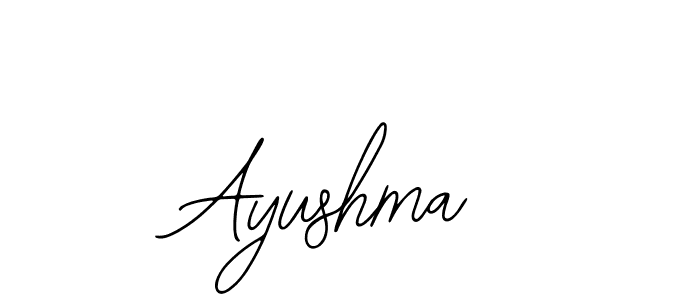 How to make Ayushma signature? Bearetta-2O07w is a professional autograph style. Create handwritten signature for Ayushma name. Ayushma signature style 12 images and pictures png