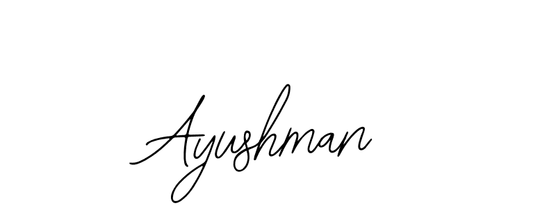 The best way (Bearetta-2O07w) to make a short signature is to pick only two or three words in your name. The name Ayushman include a total of six letters. For converting this name. Ayushman signature style 12 images and pictures png