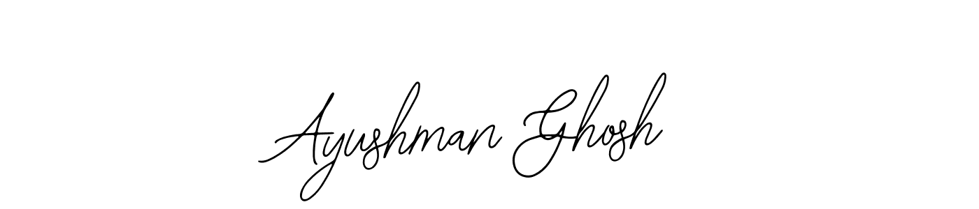 Also we have Ayushman Ghosh name is the best signature style. Create professional handwritten signature collection using Bearetta-2O07w autograph style. Ayushman Ghosh signature style 12 images and pictures png