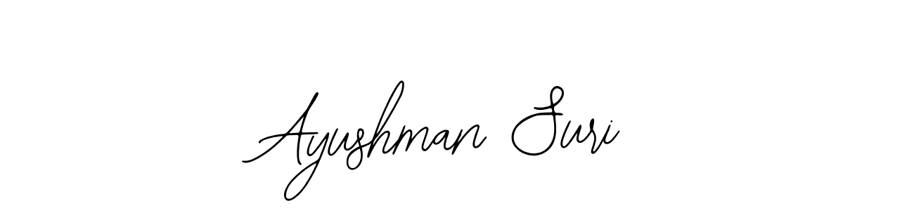 Also we have Ayushman Suri name is the best signature style. Create professional handwritten signature collection using Bearetta-2O07w autograph style. Ayushman Suri signature style 12 images and pictures png