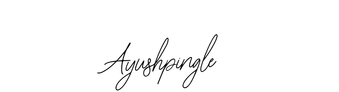 Ayushpingle stylish signature style. Best Handwritten Sign (Bearetta-2O07w) for my name. Handwritten Signature Collection Ideas for my name Ayushpingle. Ayushpingle signature style 12 images and pictures png