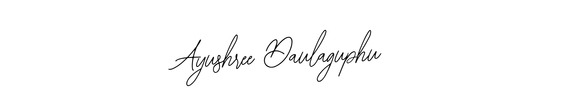 Ayushree Daulaguphu stylish signature style. Best Handwritten Sign (Bearetta-2O07w) for my name. Handwritten Signature Collection Ideas for my name Ayushree Daulaguphu. Ayushree Daulaguphu signature style 12 images and pictures png