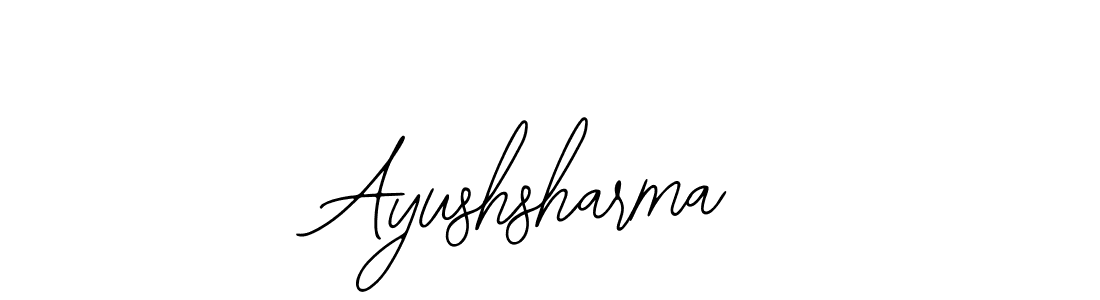 Design your own signature with our free online signature maker. With this signature software, you can create a handwritten (Bearetta-2O07w) signature for name Ayushsharma. Ayushsharma signature style 12 images and pictures png