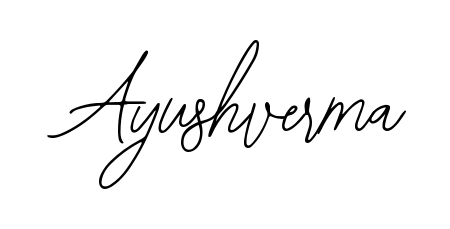 Design your own signature with our free online signature maker. With this signature software, you can create a handwritten (Bearetta-2O07w) signature for name Ayushverma. Ayushverma signature style 12 images and pictures png