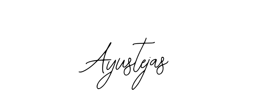 Design your own signature with our free online signature maker. With this signature software, you can create a handwritten (Bearetta-2O07w) signature for name Ayustejas. Ayustejas signature style 12 images and pictures png