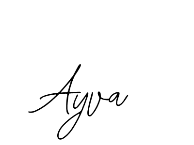 The best way (Bearetta-2O07w) to make a short signature is to pick only two or three words in your name. The name Ayva include a total of six letters. For converting this name. Ayva signature style 12 images and pictures png