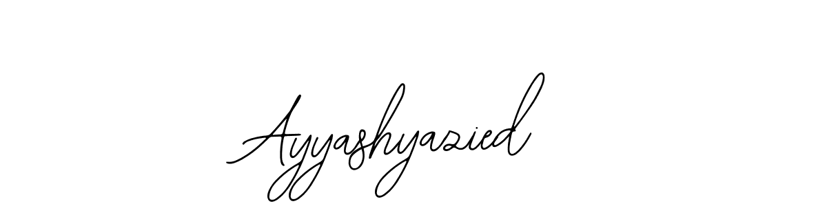 How to make Ayyashyazied name signature. Use Bearetta-2O07w style for creating short signs online. This is the latest handwritten sign. Ayyashyazied signature style 12 images and pictures png