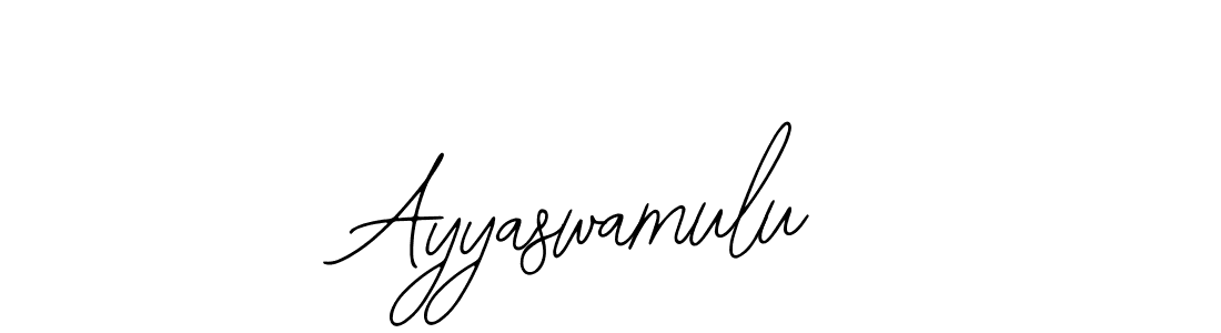 Also we have Ayyaswamulu name is the best signature style. Create professional handwritten signature collection using Bearetta-2O07w autograph style. Ayyaswamulu signature style 12 images and pictures png