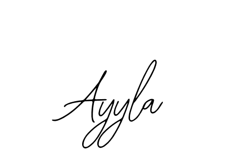 Use a signature maker to create a handwritten signature online. With this signature software, you can design (Bearetta-2O07w) your own signature for name Ayyla. Ayyla signature style 12 images and pictures png