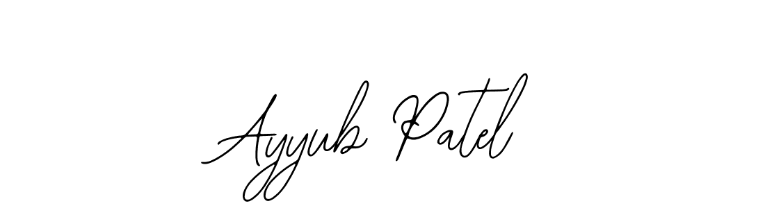 How to Draw Ayyub Patel signature style? Bearetta-2O07w is a latest design signature styles for name Ayyub Patel. Ayyub Patel signature style 12 images and pictures png