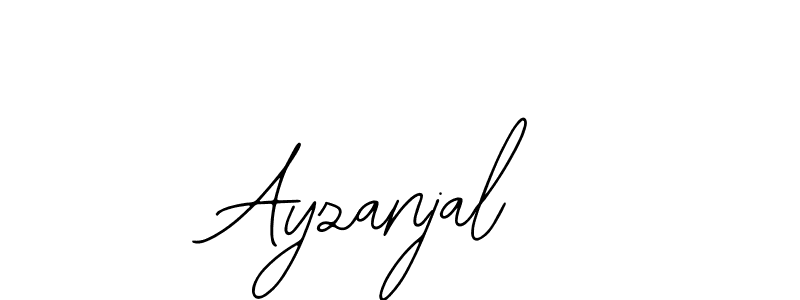 Similarly Bearetta-2O07w is the best handwritten signature design. Signature creator online .You can use it as an online autograph creator for name Ayzanjal. Ayzanjal signature style 12 images and pictures png