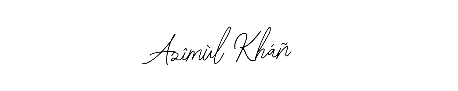 Similarly Bearetta-2O07w is the best handwritten signature design. Signature creator online .You can use it as an online autograph creator for name Azîmùl Kháñ. Azîmùl Kháñ signature style 12 images and pictures png