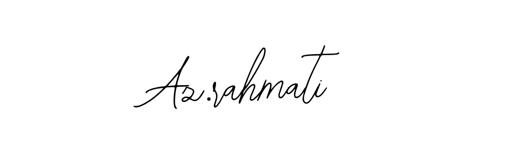 Make a beautiful signature design for name Az.rahmati. With this signature (Bearetta-2O07w) style, you can create a handwritten signature for free. Az.rahmati signature style 12 images and pictures png