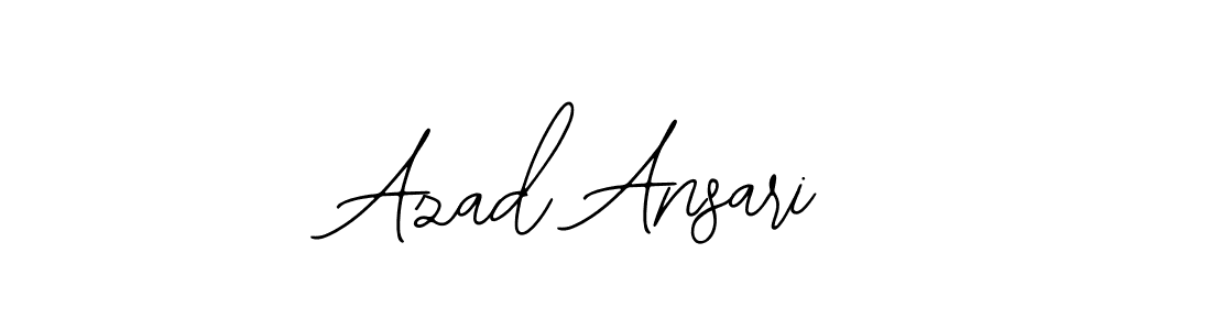 Make a beautiful signature design for name Azad Ansari. With this signature (Bearetta-2O07w) style, you can create a handwritten signature for free. Azad Ansari signature style 12 images and pictures png