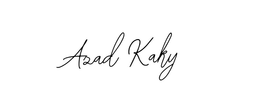 Similarly Bearetta-2O07w is the best handwritten signature design. Signature creator online .You can use it as an online autograph creator for name Azad Kaky. Azad Kaky signature style 12 images and pictures png