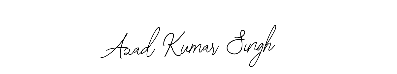 Also we have Azad Kumar Singh name is the best signature style. Create professional handwritten signature collection using Bearetta-2O07w autograph style. Azad Kumar Singh signature style 12 images and pictures png