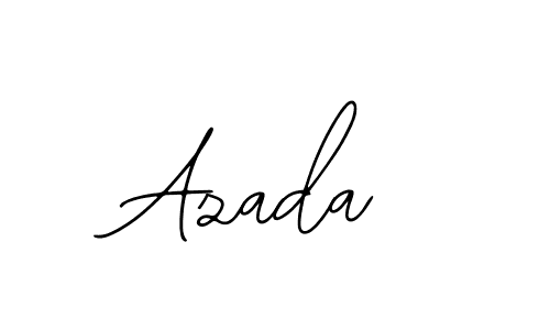 How to make Azada signature? Bearetta-2O07w is a professional autograph style. Create handwritten signature for Azada name. Azada signature style 12 images and pictures png