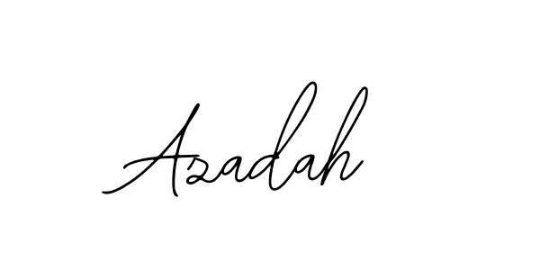 How to make Azadah signature? Bearetta-2O07w is a professional autograph style. Create handwritten signature for Azadah name. Azadah signature style 12 images and pictures png