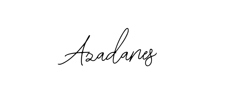 Use a signature maker to create a handwritten signature online. With this signature software, you can design (Bearetta-2O07w) your own signature for name Azadanes. Azadanes signature style 12 images and pictures png