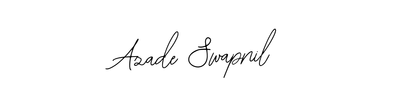 Design your own signature with our free online signature maker. With this signature software, you can create a handwritten (Bearetta-2O07w) signature for name Azade Swapnil. Azade Swapnil signature style 12 images and pictures png
