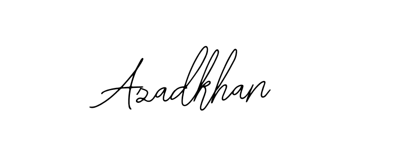 The best way (Bearetta-2O07w) to make a short signature is to pick only two or three words in your name. The name Azadkhan include a total of six letters. For converting this name. Azadkhan signature style 12 images and pictures png