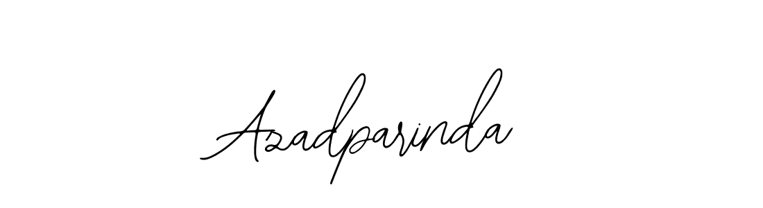 Design your own signature with our free online signature maker. With this signature software, you can create a handwritten (Bearetta-2O07w) signature for name Azadparinda. Azadparinda signature style 12 images and pictures png