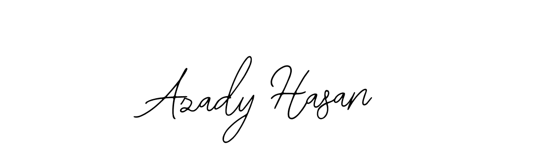 Design your own signature with our free online signature maker. With this signature software, you can create a handwritten (Bearetta-2O07w) signature for name Azady Hasan. Azady Hasan signature style 12 images and pictures png