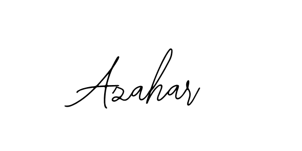 Make a beautiful signature design for name Azahar. With this signature (Bearetta-2O07w) style, you can create a handwritten signature for free. Azahar signature style 12 images and pictures png