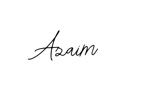 Design your own signature with our free online signature maker. With this signature software, you can create a handwritten (Bearetta-2O07w) signature for name Azaim. Azaim signature style 12 images and pictures png