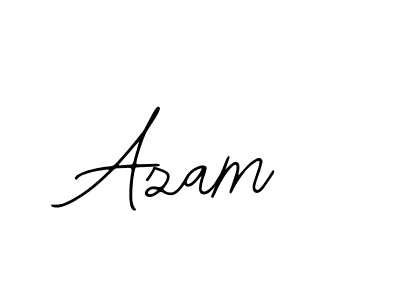 You should practise on your own different ways (Bearetta-2O07w) to write your name (Azam) in signature. don't let someone else do it for you. Azam signature style 12 images and pictures png