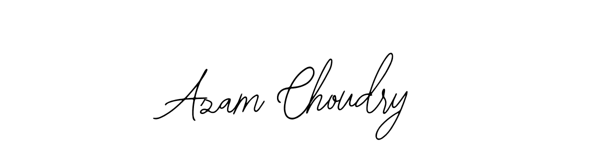 How to make Azam Choudry signature? Bearetta-2O07w is a professional autograph style. Create handwritten signature for Azam Choudry name. Azam Choudry signature style 12 images and pictures png