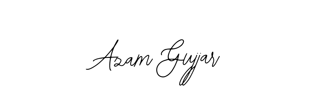 Make a beautiful signature design for name Azam Gujjar. With this signature (Bearetta-2O07w) style, you can create a handwritten signature for free. Azam Gujjar signature style 12 images and pictures png