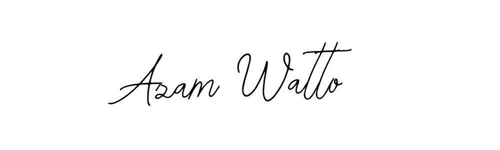 Similarly Bearetta-2O07w is the best handwritten signature design. Signature creator online .You can use it as an online autograph creator for name Azam Watto. Azam Watto signature style 12 images and pictures png