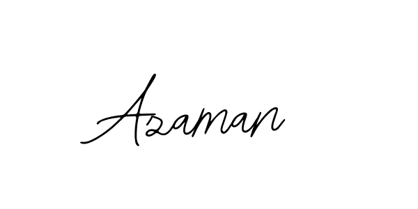 Design your own signature with our free online signature maker. With this signature software, you can create a handwritten (Bearetta-2O07w) signature for name Azaman. Azaman signature style 12 images and pictures png