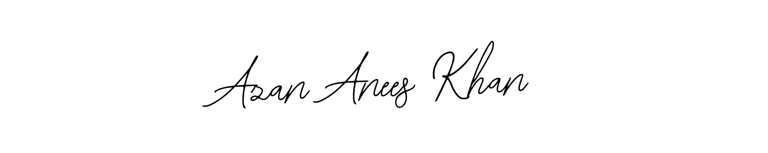 How to Draw Azan Anees Khan signature style? Bearetta-2O07w is a latest design signature styles for name Azan Anees Khan. Azan Anees Khan signature style 12 images and pictures png