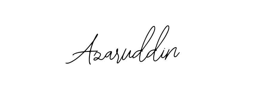 Design your own signature with our free online signature maker. With this signature software, you can create a handwritten (Bearetta-2O07w) signature for name Azaruddin. Azaruddin signature style 12 images and pictures png