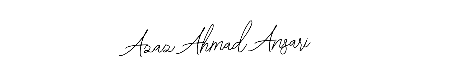Design your own signature with our free online signature maker. With this signature software, you can create a handwritten (Bearetta-2O07w) signature for name Azaz Ahmad Ansari. Azaz Ahmad Ansari signature style 12 images and pictures png