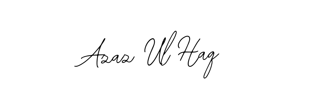 How to make Azaz Ul Haq name signature. Use Bearetta-2O07w style for creating short signs online. This is the latest handwritten sign. Azaz Ul Haq signature style 12 images and pictures png