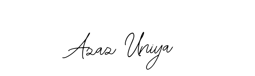Similarly Bearetta-2O07w is the best handwritten signature design. Signature creator online .You can use it as an online autograph creator for name Azaz Uniya. Azaz Uniya signature style 12 images and pictures png
