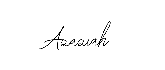 How to make Azaziah signature? Bearetta-2O07w is a professional autograph style. Create handwritten signature for Azaziah name. Azaziah signature style 12 images and pictures png