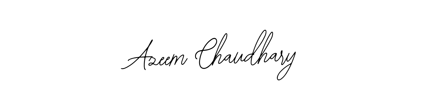 Use a signature maker to create a handwritten signature online. With this signature software, you can design (Bearetta-2O07w) your own signature for name Azeem Chaudhary. Azeem Chaudhary signature style 12 images and pictures png