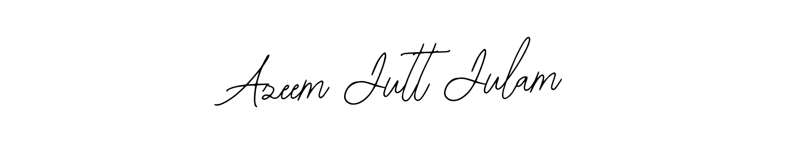 Also You can easily find your signature by using the search form. We will create Azeem Jutt Julam name handwritten signature images for you free of cost using Bearetta-2O07w sign style. Azeem Jutt Julam signature style 12 images and pictures png
