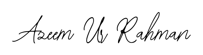 The Bearetta-2O07w signature style provides a bold statement for name Azeem Ur Rahman. Designed for business owners, executives, and leaders. Azeem Ur Rahman signature style 12 images and pictures png