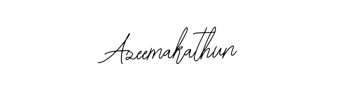 You should practise on your own different ways (Bearetta-2O07w) to write your name (Azeemakathun) in signature. don't let someone else do it for you. Azeemakathun signature style 12 images and pictures png