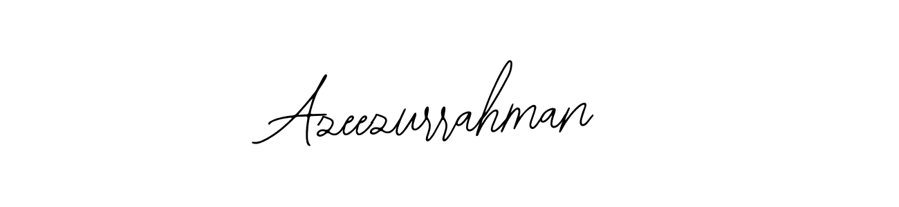 Design your own signature with our free online signature maker. With this signature software, you can create a handwritten (Bearetta-2O07w) signature for name Azeezurrahman. Azeezurrahman signature style 12 images and pictures png