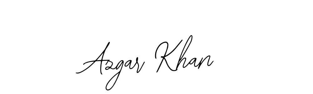 Azgar Khan stylish signature style. Best Handwritten Sign (Bearetta-2O07w) for my name. Handwritten Signature Collection Ideas for my name Azgar Khan. Azgar Khan signature style 12 images and pictures png