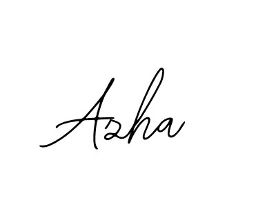 Also we have Azha name is the best signature style. Create professional handwritten signature collection using Bearetta-2O07w autograph style. Azha signature style 12 images and pictures png